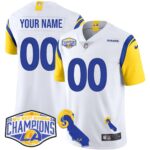 Custom Gender/Name Los Angeles Rams 2024 NFC West Division Champions Jersey N1 – All Stitched