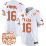 Men’s Texas Longhorns 2024 Peach Bowl Jersey – All Stitched