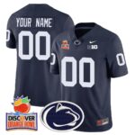 Custom Gender/Name Penn State Nittany Lions 2024 Orange Bowl Jersey N1 – All Stitched