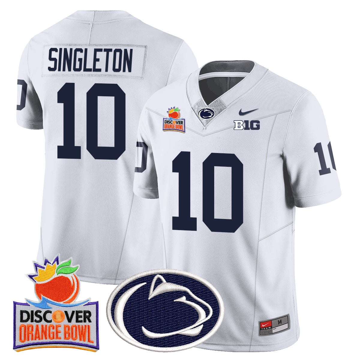 Men’s Penn State Nittany Lions 2024 Orange Bowl Jersey N1 – All Stitched