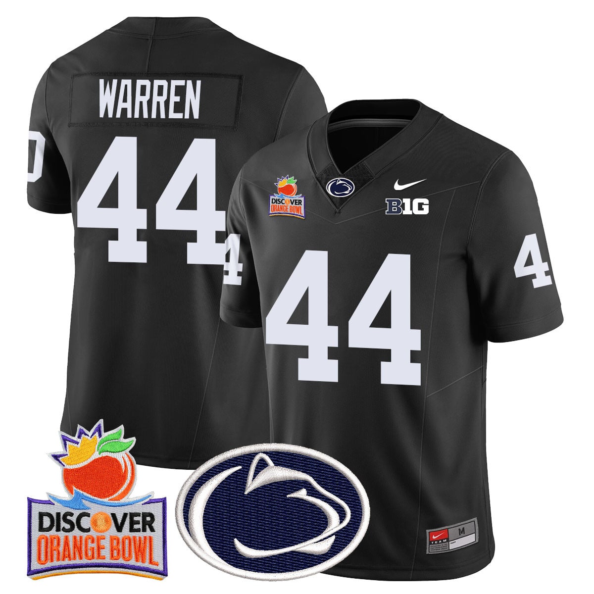 Men’s Penn State Nittany Lions 2024 Orange Bowl Jersey N1 – All Stitched