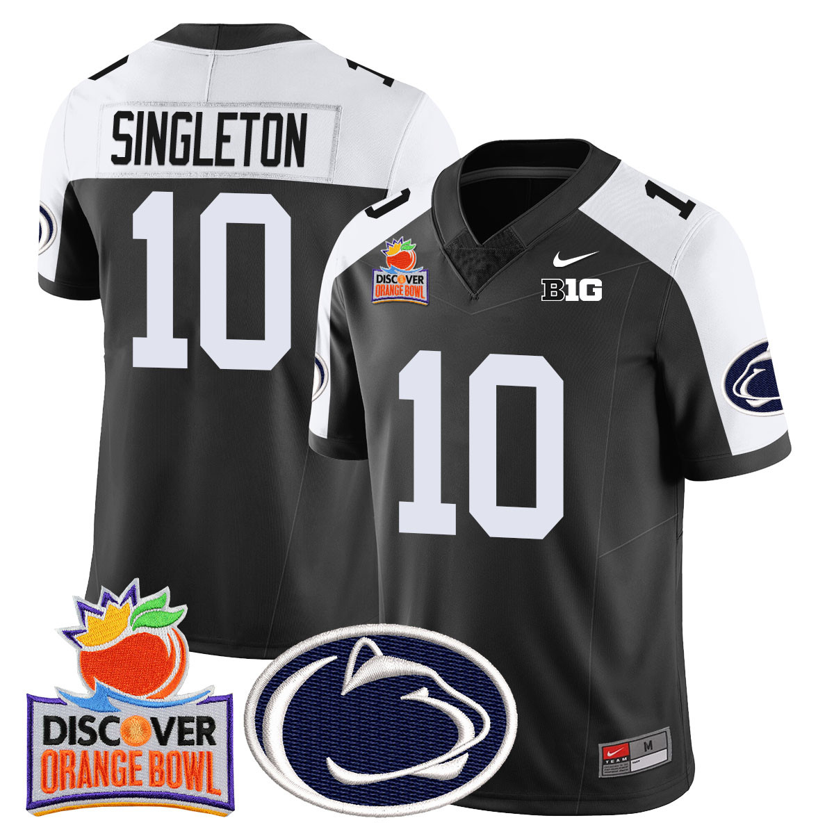Men’s Penn State Nittany Lions 2024 Orange Bowl Jersey N1 – All Stitched