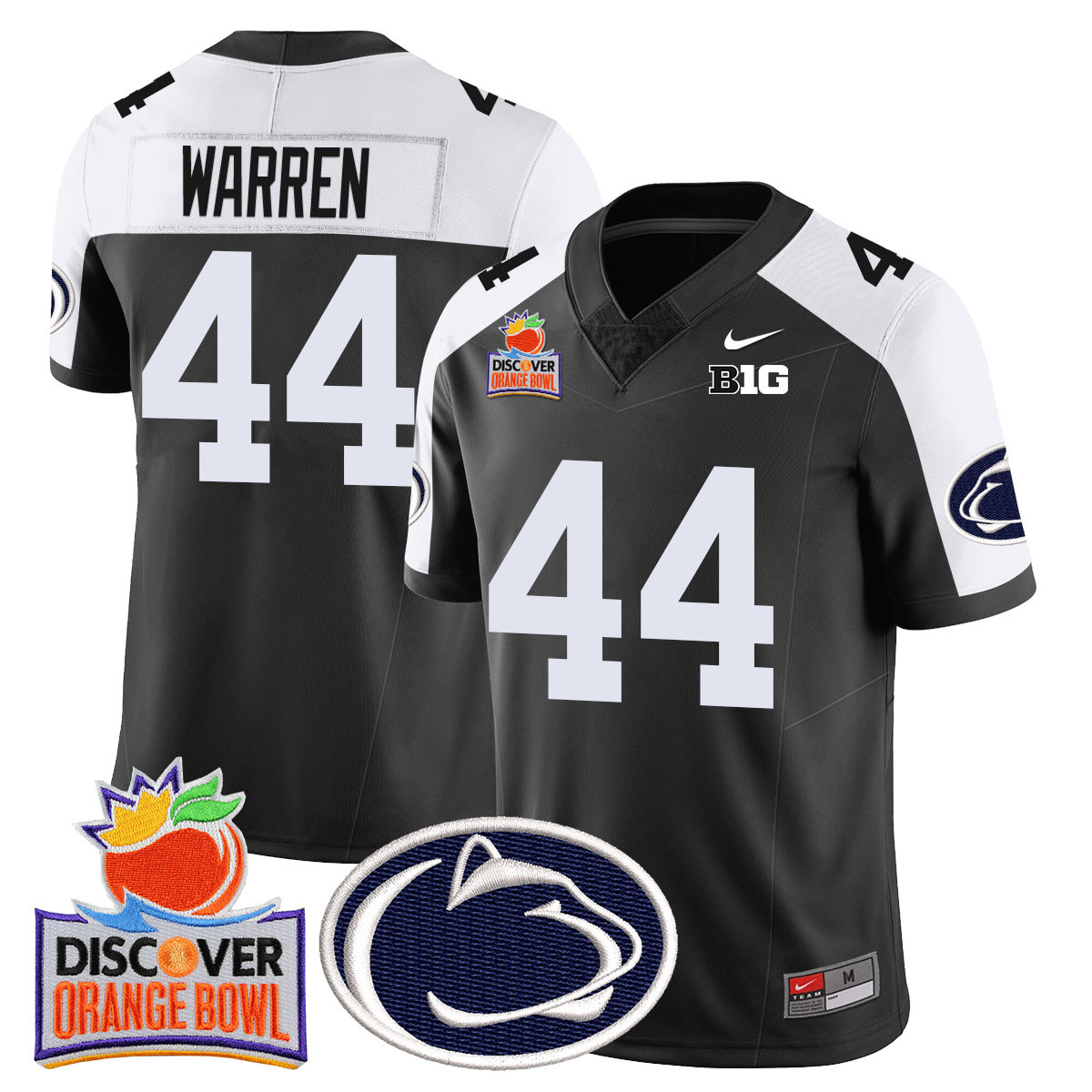 Men’s Penn State Nittany Lions 2024 Orange Bowl Jersey N1 – All Stitched