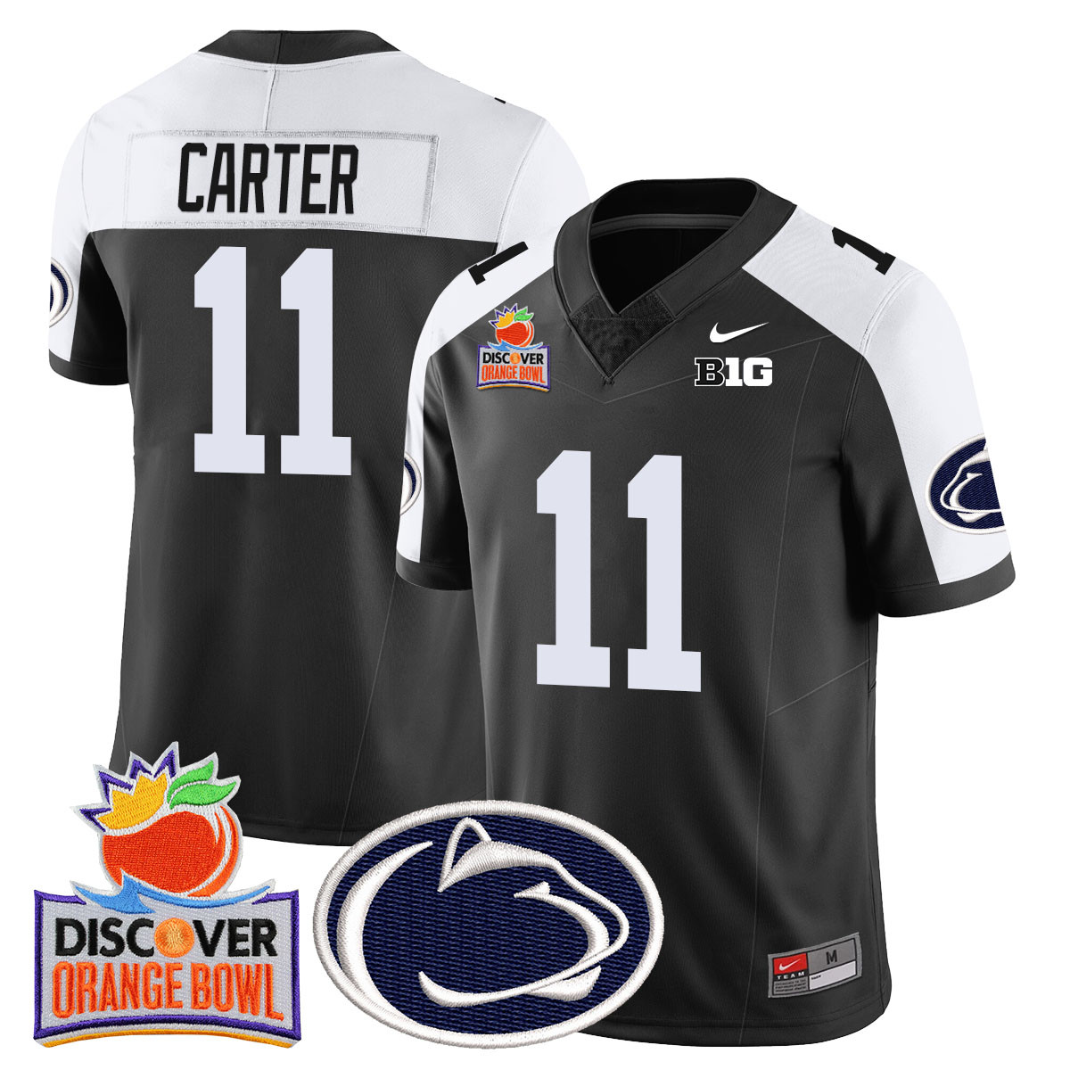 Men’s Penn State Nittany Lions 2024 Orange Bowl Jersey N1 – All Stitched