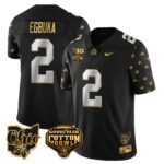 Men’s Ohio State Buckeyes 2024 Cotton Bowl Classic Jersey Gold – All Stitched