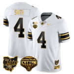 Men’s Ohio State Buckeyes 2024 Cotton Bowl Classic Jersey Gold – All Stitched