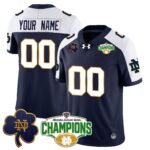 Custom Notre Dame Fighting Irish 2025 Sugar Bowl Champions Jersey – All Stitched