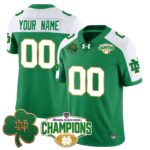 Custom Notre Dame Fighting Irish 2025 Sugar Bowl Champions Jersey – All Stitched