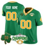 Custom Notre Dame Fighting Irish 2025 Sugar Bowl Champions Jersey – All Stitched