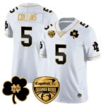 Men’s Notre Dame Fighting Irish 2025 Orange Bowl Jersey – All Stitched