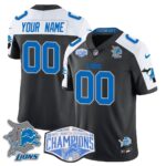Custom Gender/Name Detroit Lions 2024 NFC North Champions Gold Jersey – All Stitche