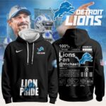 Custom Detroit Lions Pride Limited Hoodie