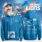Custom Detroit Lions Pride Limited Hoodie