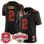 Men’s Ohio State Buckeyes 2024 Cotton Bowl Champions Jersey N2 – All Stitched