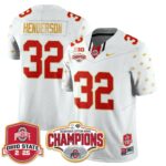 Men’s Ohio State Buckeyes 2024 Cotton Bowl Champions Jersey N2 – All Stitched