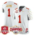 Men’s Ohio State Buckeyes 2024 Cotton Bowl Champions Jersey N2 – All Stitched