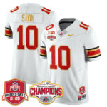 Men’s Ohio State Buckeyes 2024 Cotton Bowl Champions Jersey N2 – All Stitched