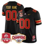 Custom Gender/Name Ohio State Buckeyes 2024 Cotton Bowl Champions Jersey N2 – All Stitched
