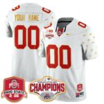 Custom Gender/Name Ohio State Buckeyes 2024 Cotton Bowl Champions Jersey N2 – All Stitched