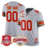 Custom Gender/Name Ohio State Buckeyes 2024 Cotton Bowl Champions Jersey N2 – All Stitched