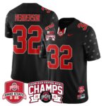 Men’s Ohio State Buckeyes 2024 Cotton Bowl Champions Jersey N3 – All Stitched