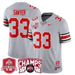 Men’s Ohio State Buckeyes 2024 Cotton Bowl Champions Jersey N3 – All Stitched
