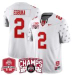 Men’s Ohio State Buckeyes 2024 Cotton Bowl Champions Jersey N3 – All Stitched