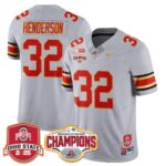 Men’s Ohio State Buckeyes 2024 Cotton Bowl Champions Jersey N2 – All Stitched