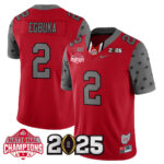 Men’s Ohio State Buckeyes 2024 National Champions Limited Jersey N2 – All Stitched