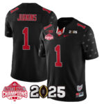 Men’s Ohio State Buckeyes 2024 National Champions Limited Jersey N2 – All Stitched