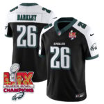 Men’s Philadelphia Eagles Super Bowl LIX Champions Gold Vapor Limited Jersey – All Stitched