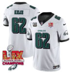Men’s Philadelphia Eagles Super Bowl LIX Champions Gold Vapor Limited Jersey – All Stitched