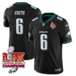 Men’s Philadelphia Eagles Super Bowl LIX Champions Gold Vapor Limited Jersey – All Stitched