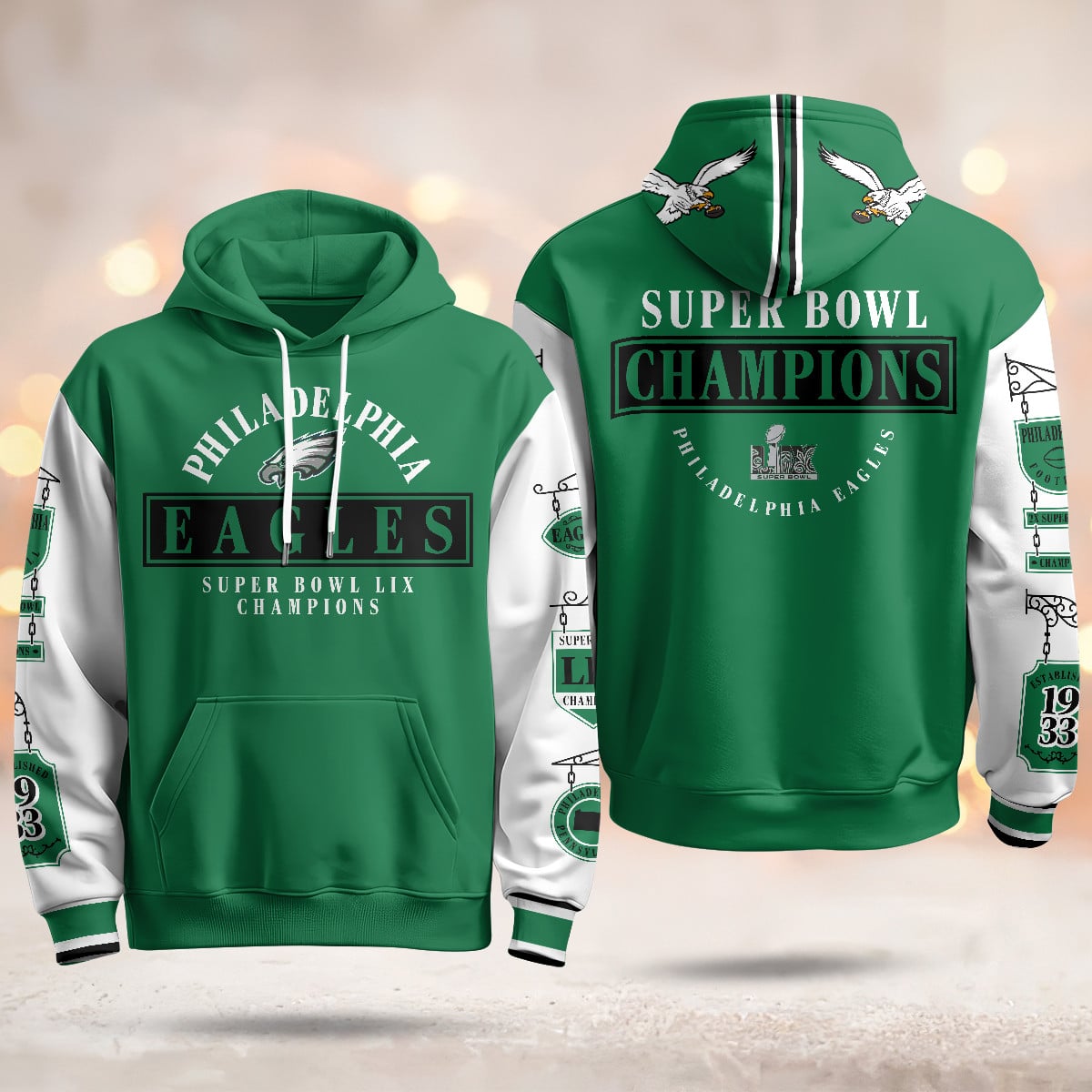 Philadelphia Eagles Super Bowl LIX Champions Limited Hoodie N2