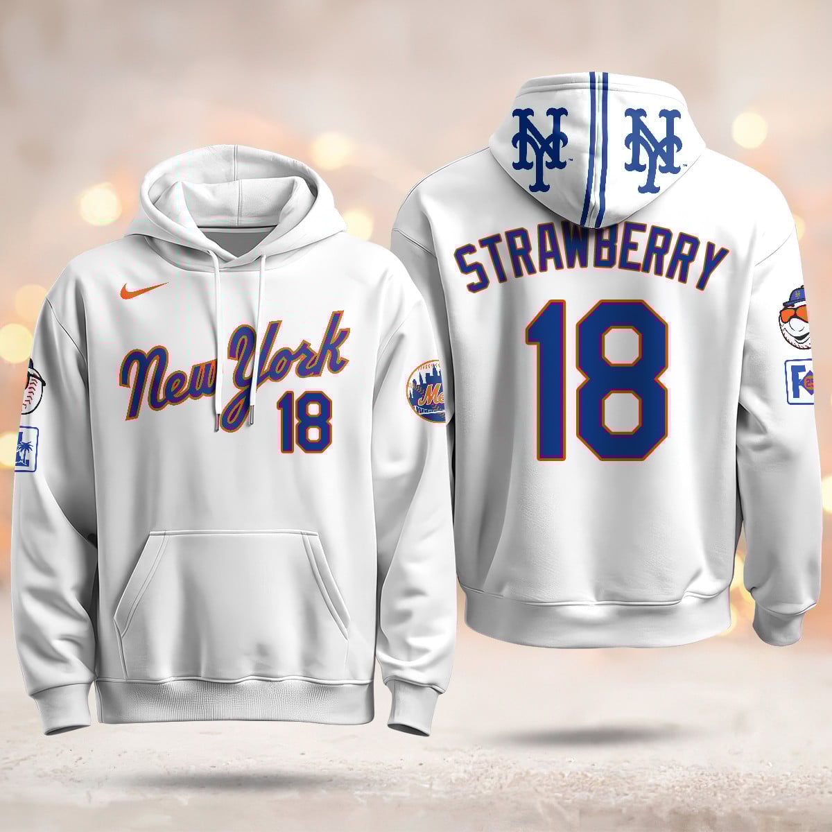 New York Mets Blue Road 2025 Hoodie – All Stitched