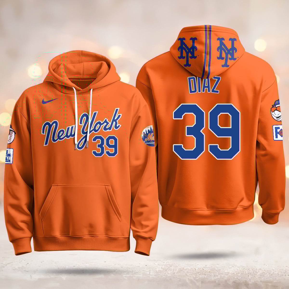 New York Mets Blue Road 2025 Hoodie – All Stitched