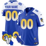Custom Gender/Name Los Angeles Rams 2025 Vapor Limited Jersey – All Stitched