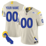Custom Gender/Name Los Angeles Rams 2025 Vapor Limited Jersey – All Stitched