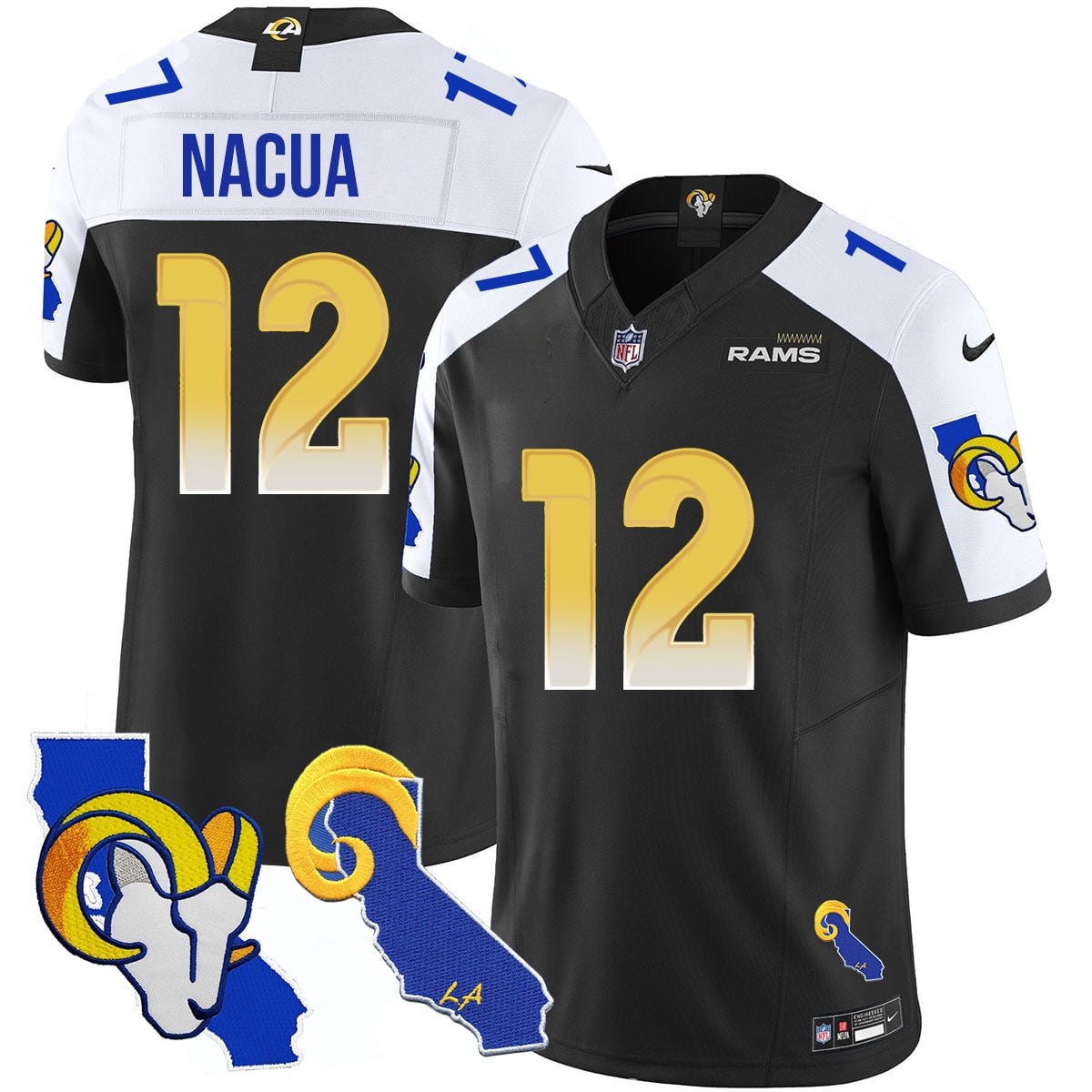 Men’s Los Angeles Rams 2025 Vapor Limited Jersey – All Stitched