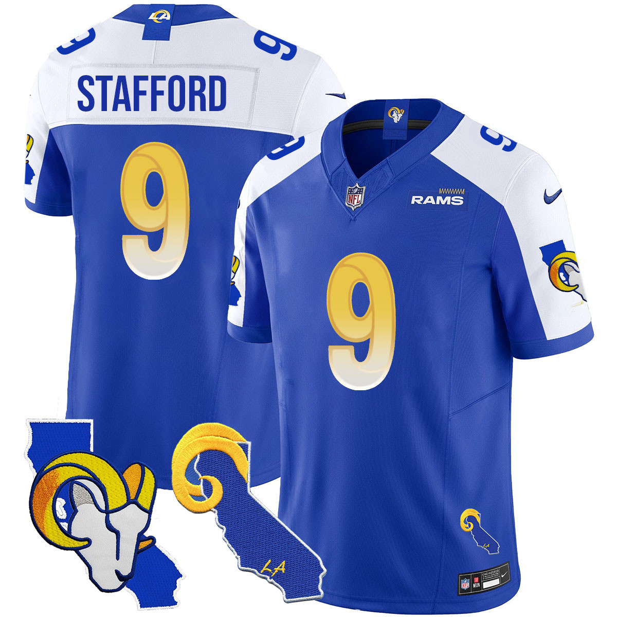 Men’s Los Angeles Rams 2025 Vapor Limited Jersey – All Stitched