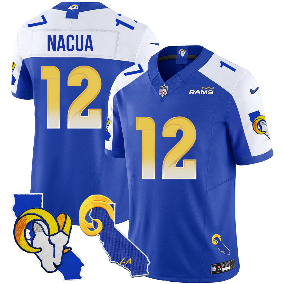 Men’s Los Angeles Rams 2025 Vapor Limited Jersey – All Stitched