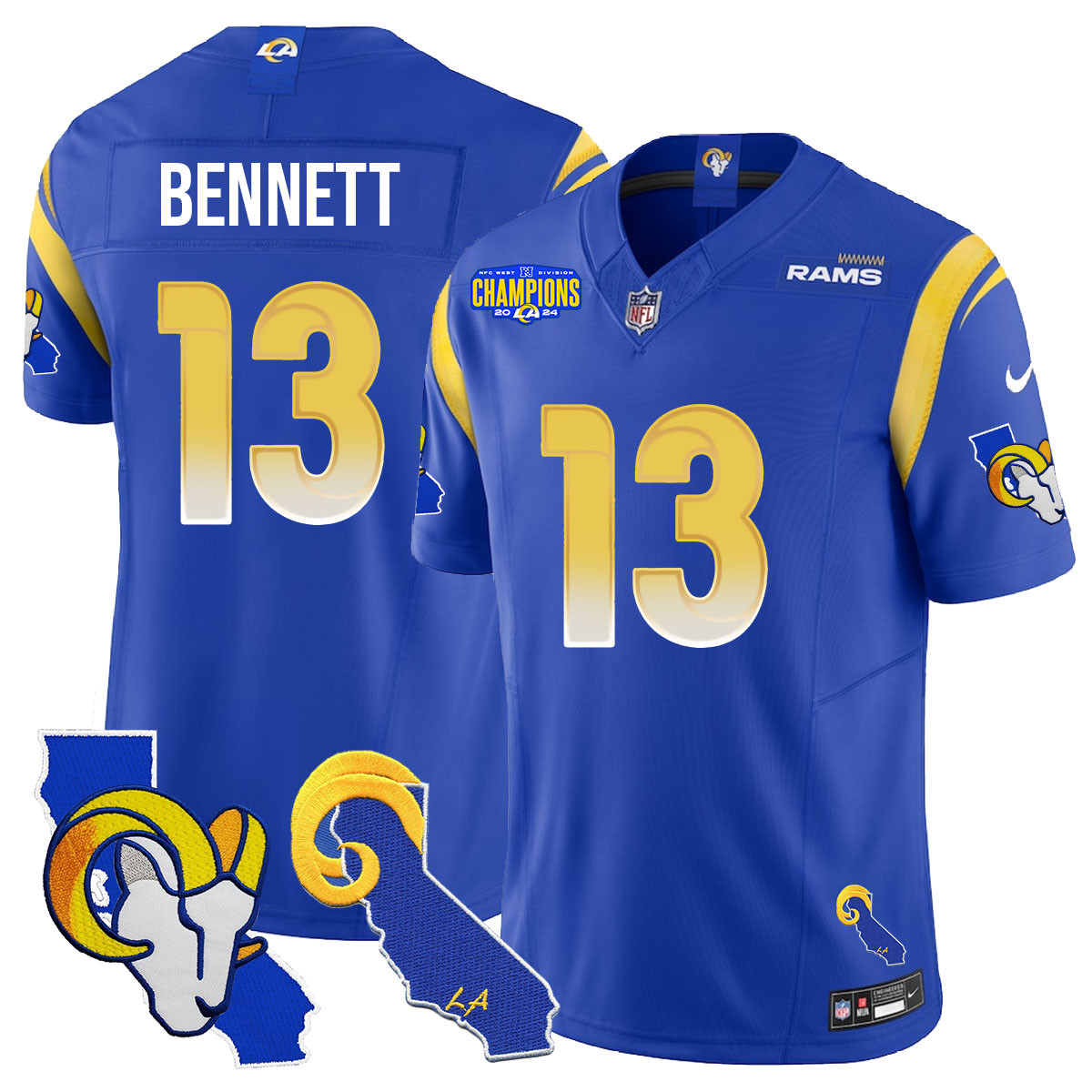 Men’s Los Angeles Rams 2025 Vapor Limited Jersey – All Stitched