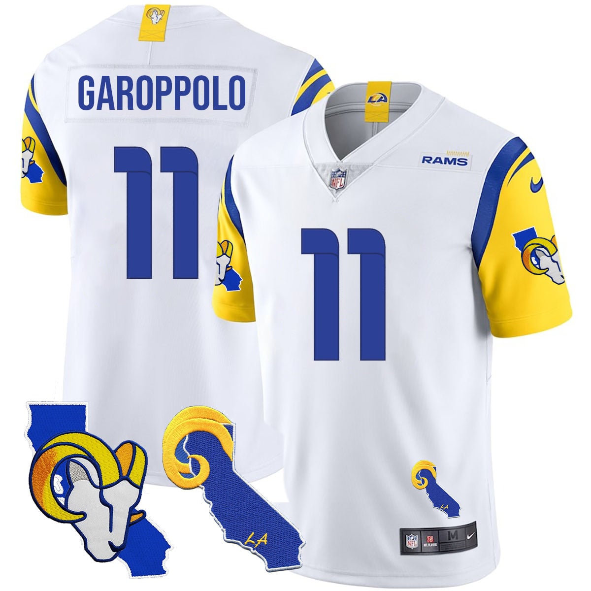 Men’s Los Angeles Rams 2025 Vapor Limited Jersey – All Stitched