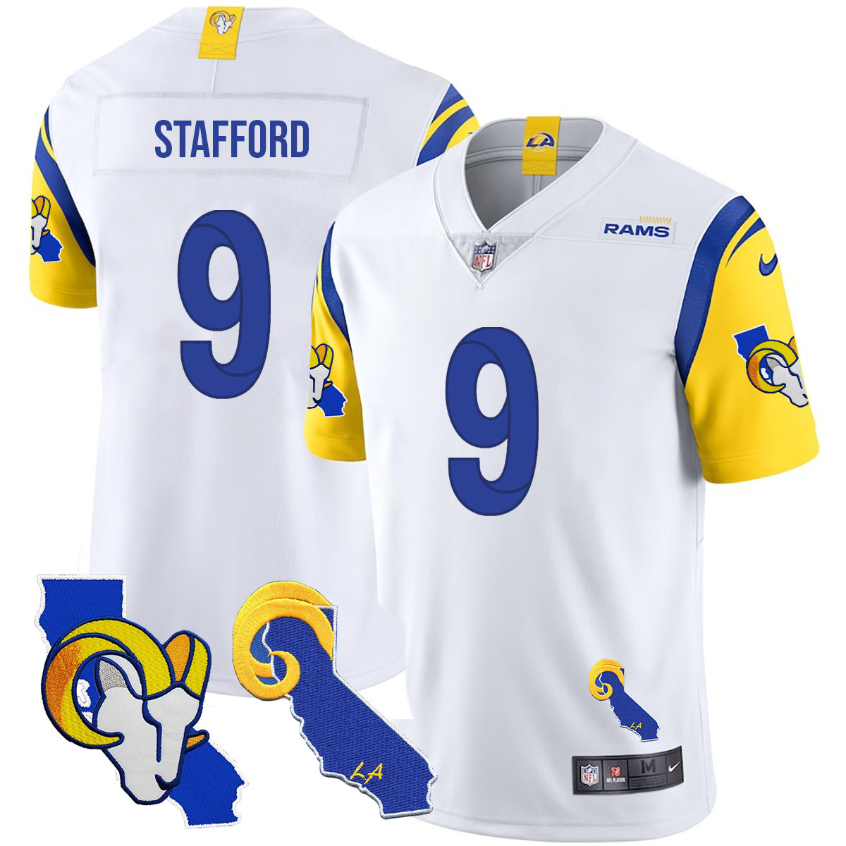 Men’s Los Angeles Rams 2025 Vapor Limited Jersey – All Stitched
