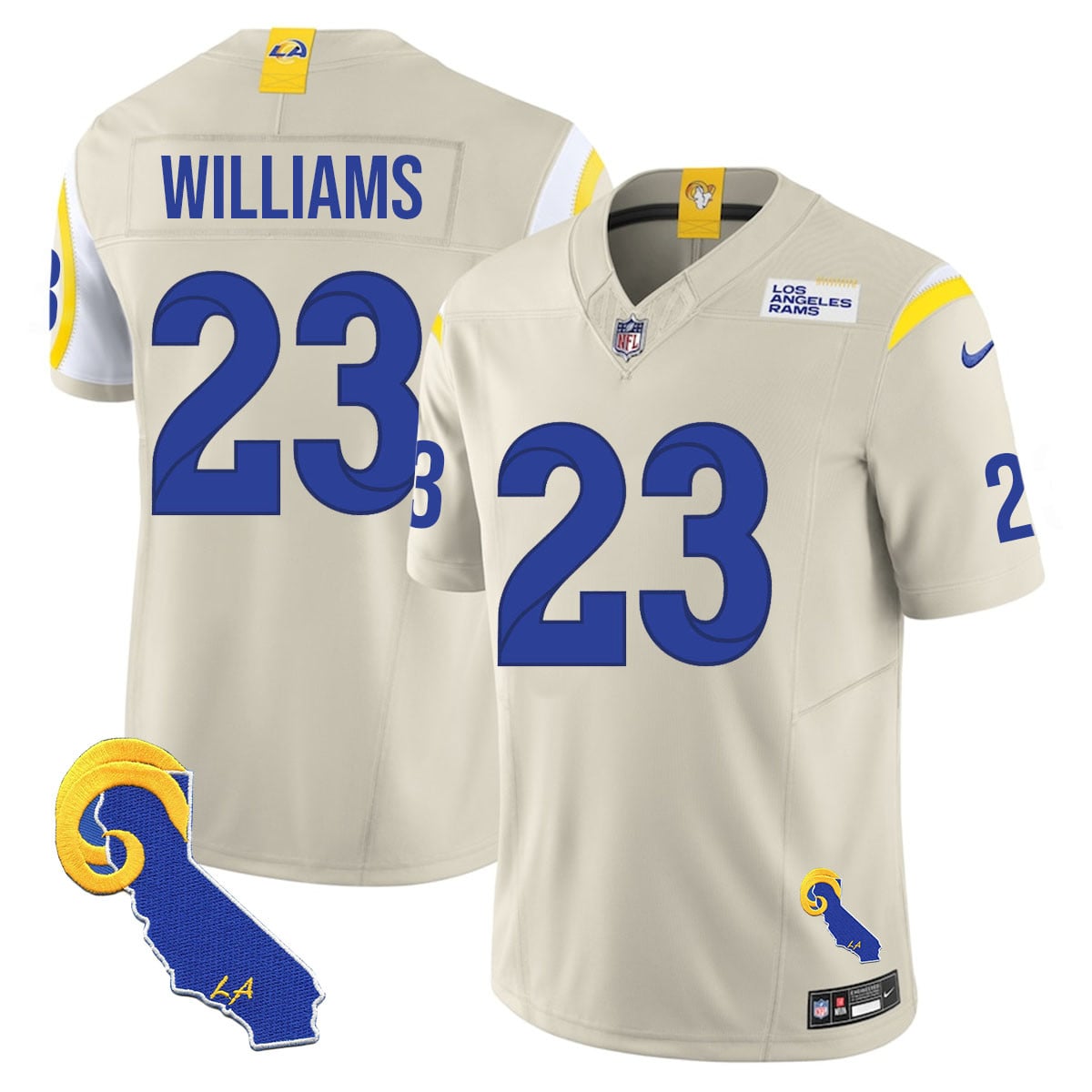 Men’s Los Angeles Rams 2025 Vapor Limited Jersey – All Stitched