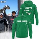 Jalen Hurts – Love Hurts Pullover Hoodie – All Stitched