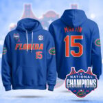 Florida Gators 2025 Basketball National Champions Baseball Hoodie – All Stitched