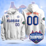 Custom Name/Gender Florida Gators 2025 National Champions Basketball Hoodie – All Stitched