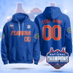 Custom Name/Gender Florida Gators 2025 National Champions Basketball Hoodie – All Stitched