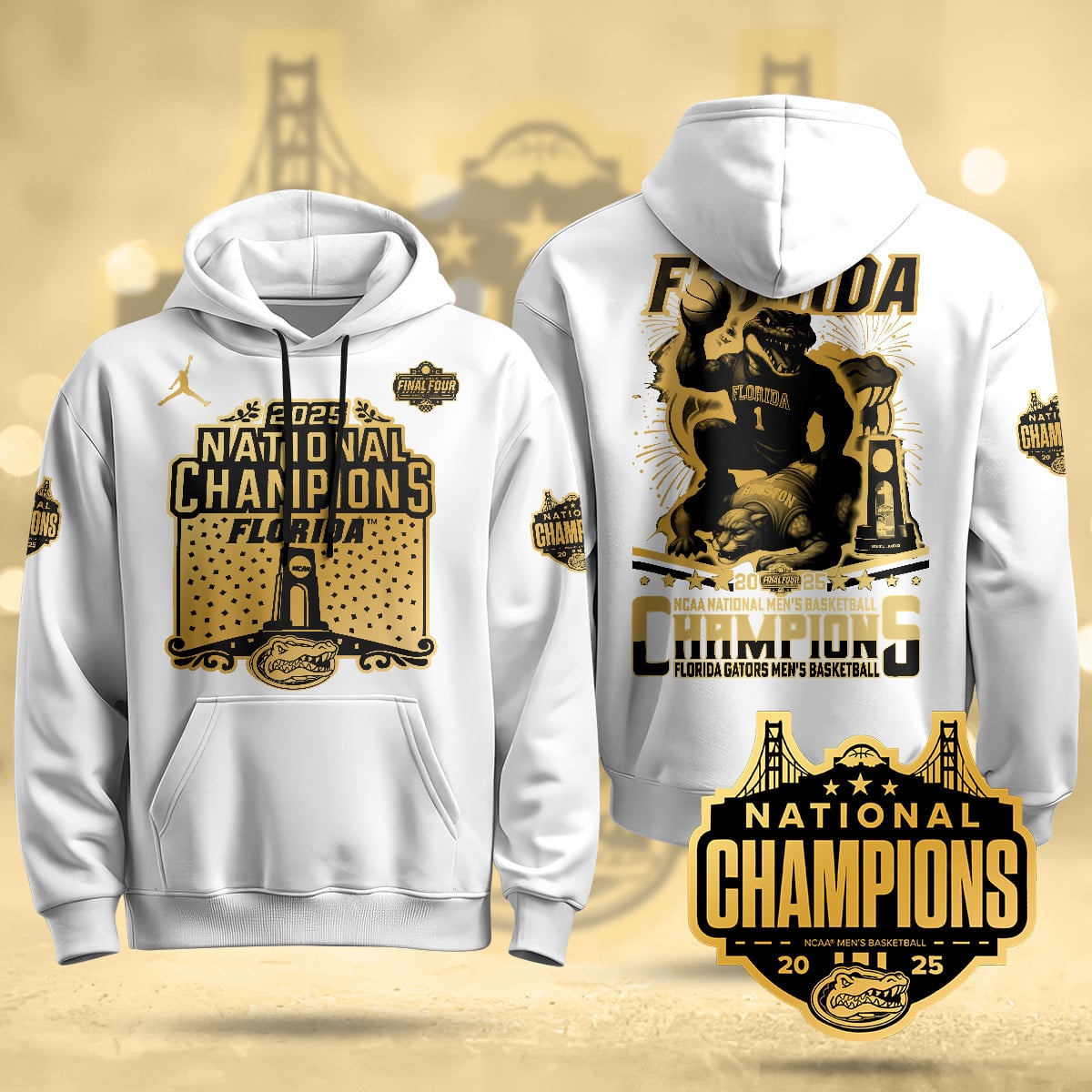 Florida Gators 2025 National Champions Basketball Hoodie N3 – Printed